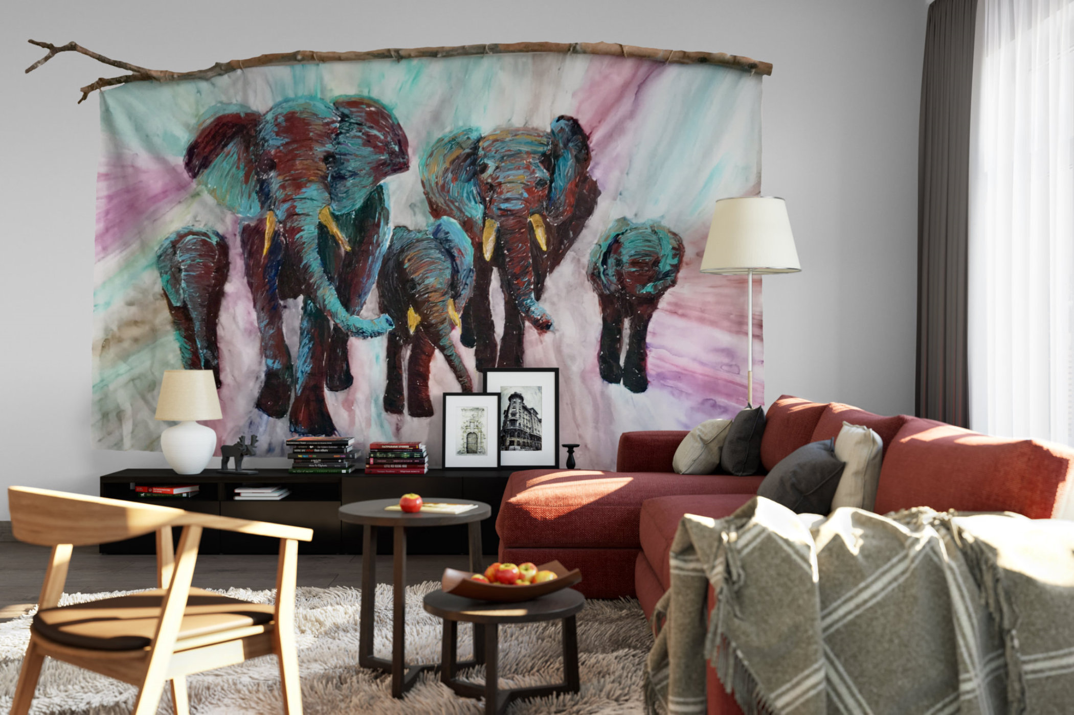codie lea elephants background